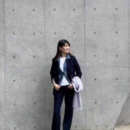 fumiさん_ワイドストレートジーンズ/丈長め1