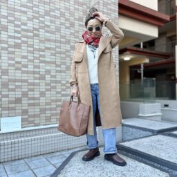 加藤理恵さんのアニマル柄ファッション