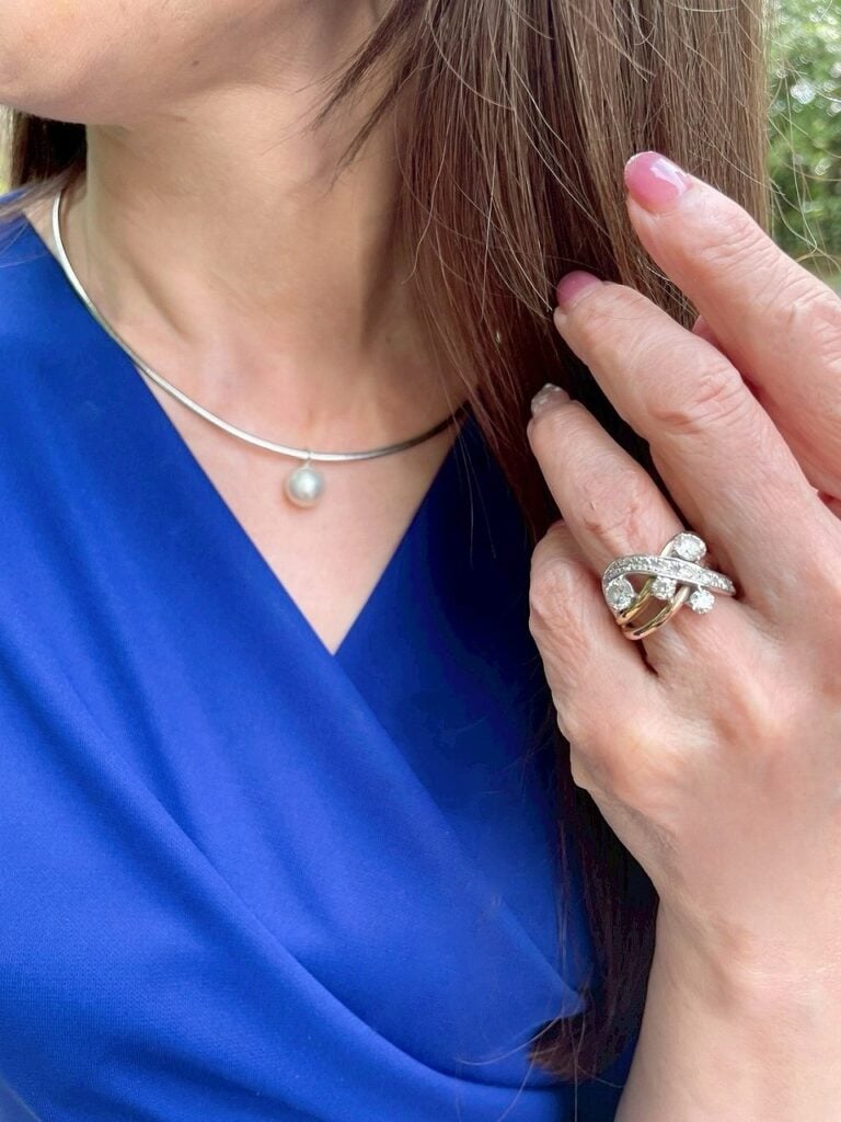 大切な思いを込めてリメイクしたジュエリー