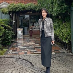 有村さん_guナローロングスカートZ(ブラック)_1