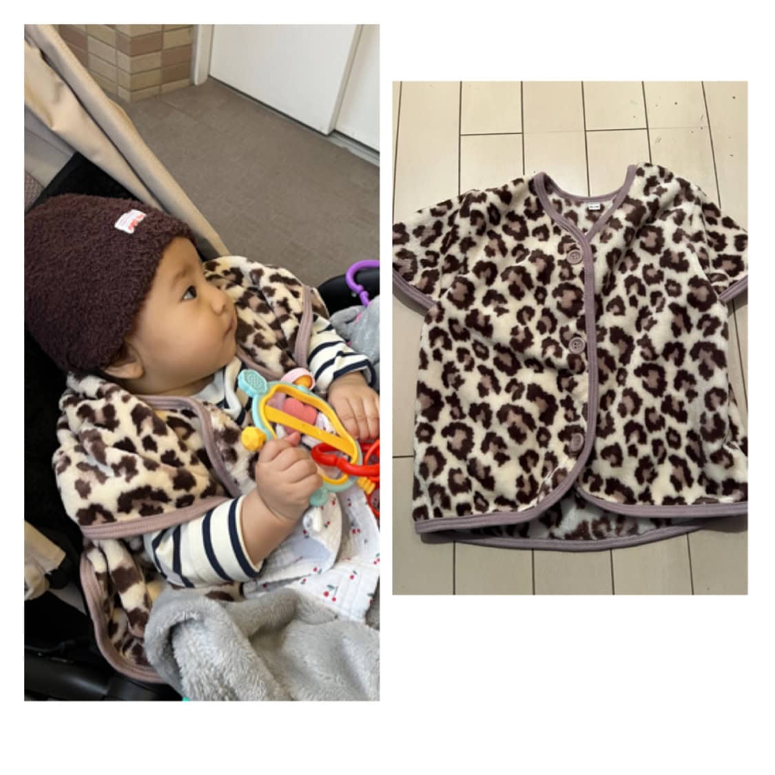 ベビーのアニマル柄アイテム