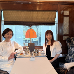 オリエント急行でティータイム