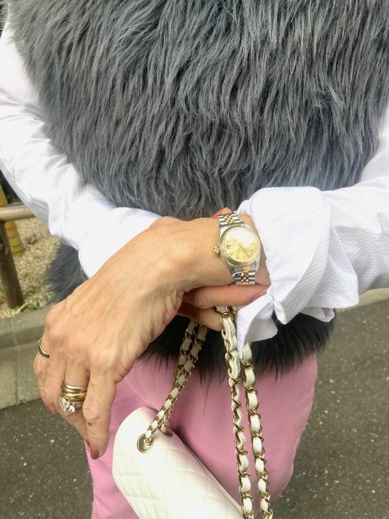 シルバーカラー×ゴールドカラーが合わせやすい『ロレックス』の時計