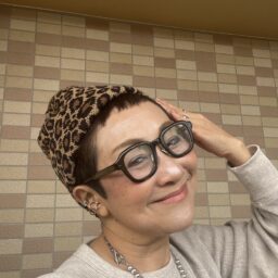 加藤理恵さんのアニマル柄ファッション