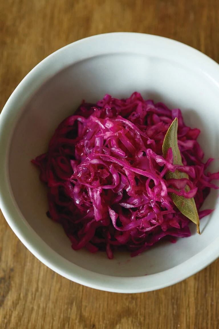 副菜　紫キャベツのザワークラウト風