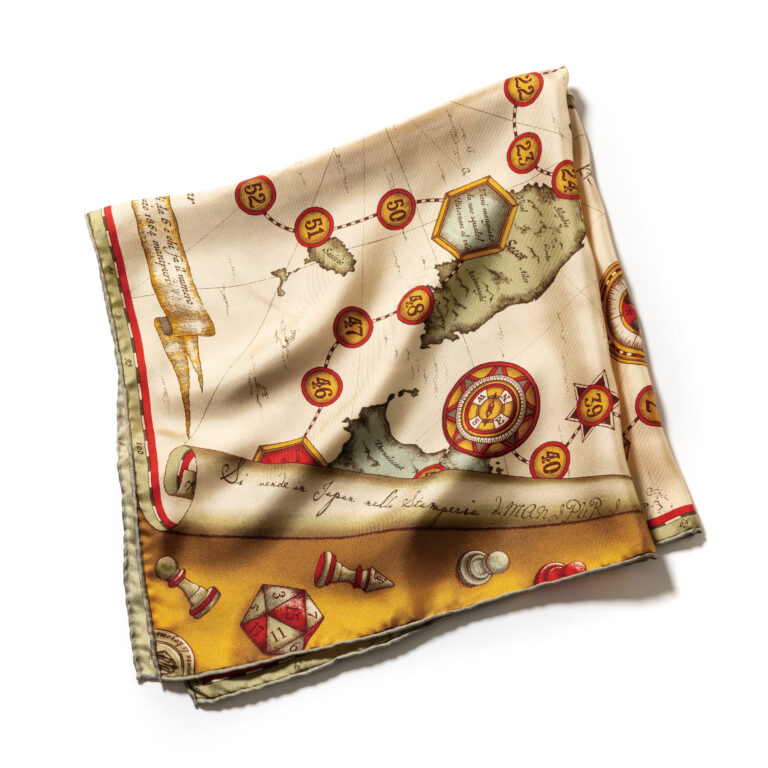 ベージュスカーフ¥16,500／マニプリ