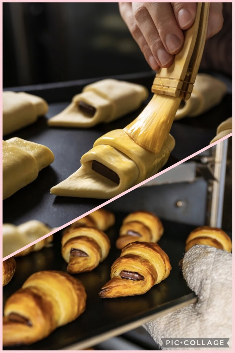 テストキッチンでは普段は見られない成形や焼き上げの様子も拝見できます。