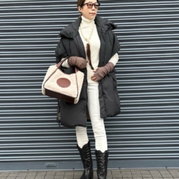 26_２月MOTOMIさんブログ_ユニクロ_セーター& レギンスパンツコーデ