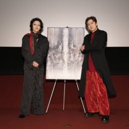 朧の森に棲む鬼　舞台挨拶　松本幸四郎さん　市川染五郎さん