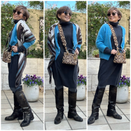 kotokoさん26年1月ブログ_ニットワンピースコーディネート