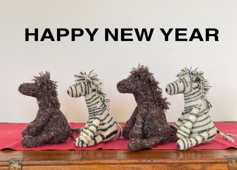 KAORIさんの編みぐるみでHAPPY NEW YEAR