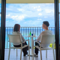 神田千穂子さんの夫婦沖縄旅行