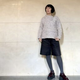 上林さん26年１月ブログ _ニットリブコーデ