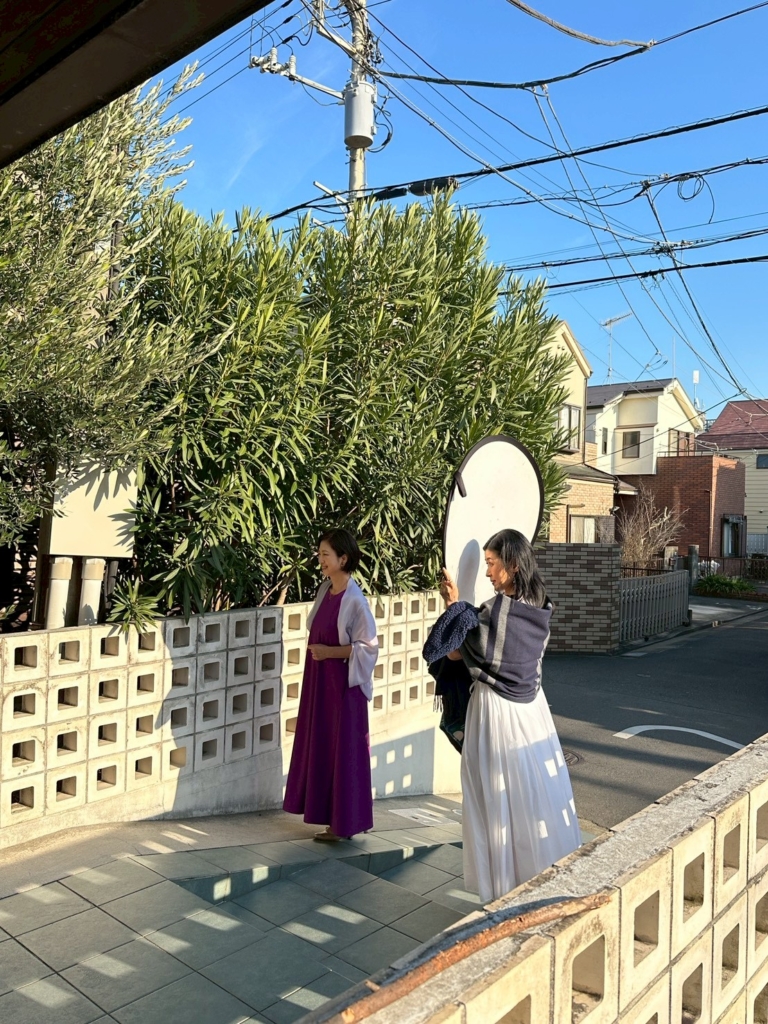 撮影風景:この風景が写真になると、次の景色になります