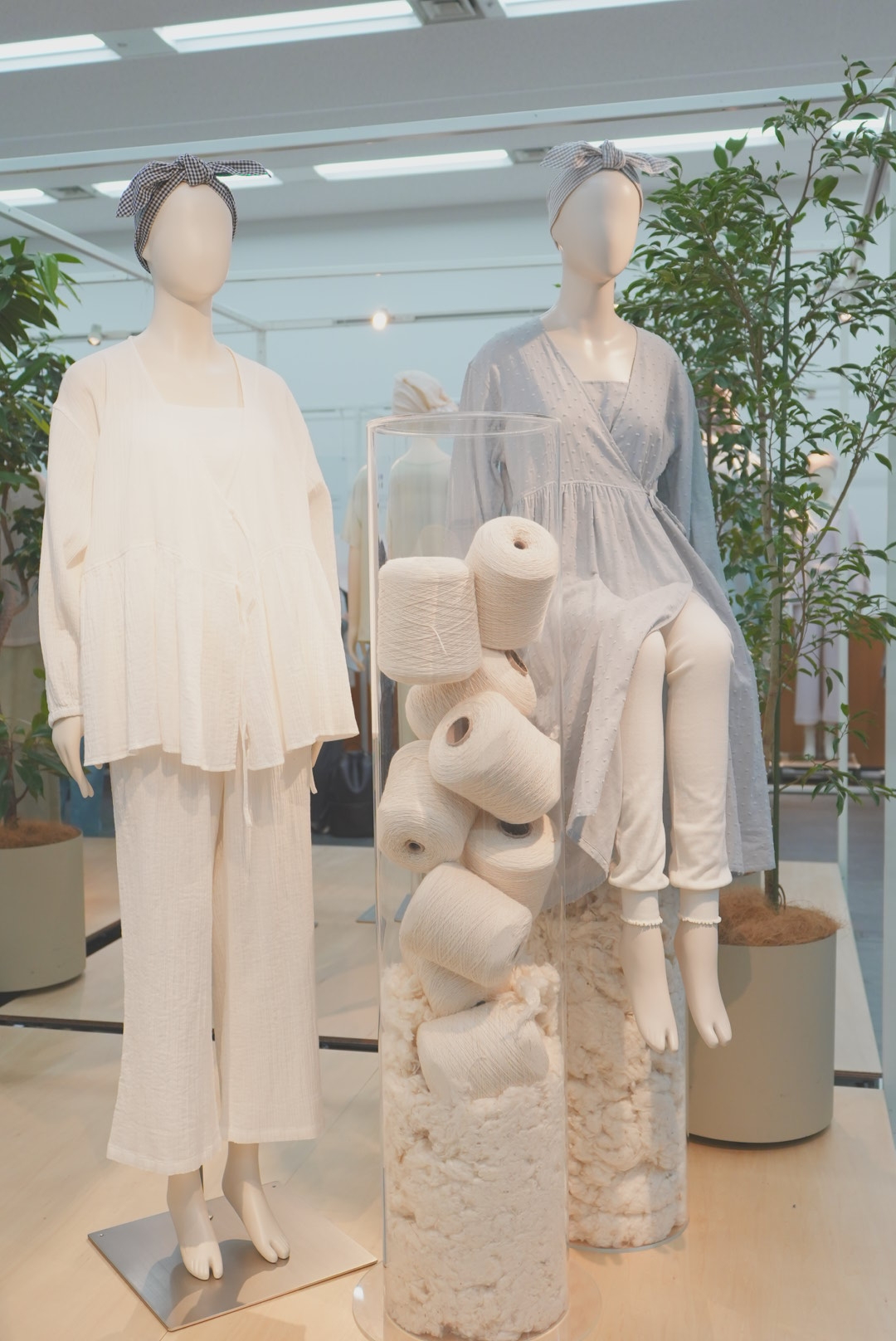 無印良品_二重ガーゼドットドビーシリーズ