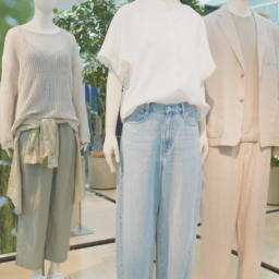 無印良品_カポック混デニム