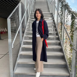 有村さんGUロングコート①