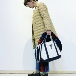 26年1月YUMIKOさんブログ_冬コーデ&L.L.Beanトートバッグ