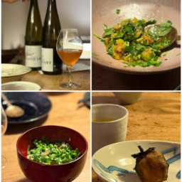 鹿児島の野口悦士さんの工房見学後の、心のこもったディナー