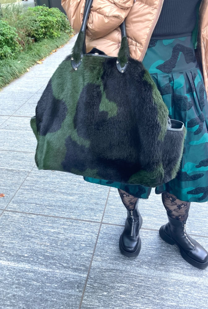 スタイリスト主催のフリマでゲットしたバッグ