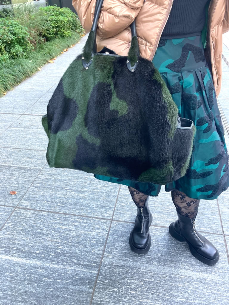 スタイリスト主催のフリマでゲットしたバッグ