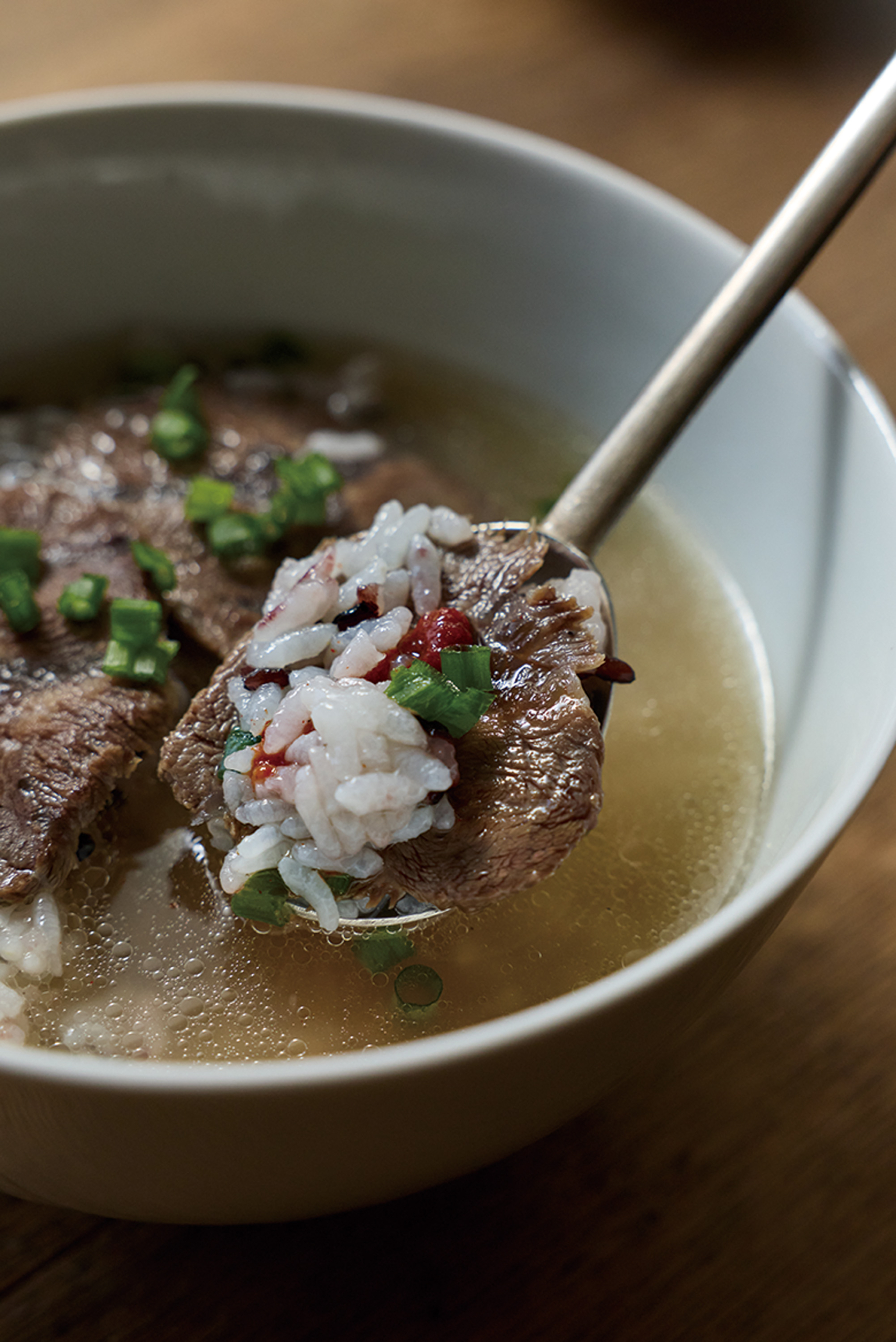 主食　コムタンクッパ