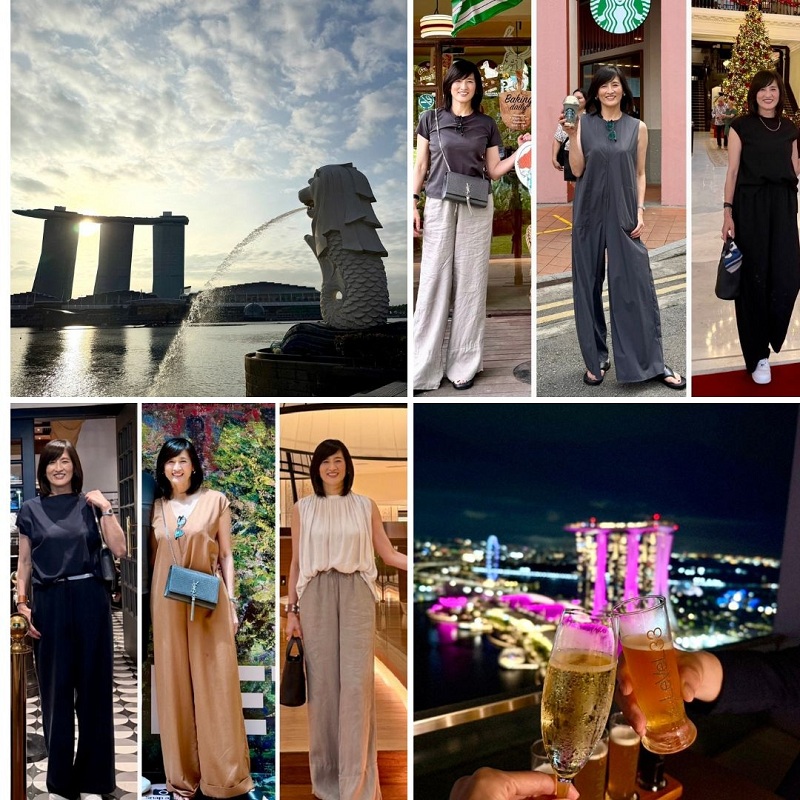 【60代ブログ】シンガポールで「本当によかった！」カフェ＆レストラン  旅のコーデも紹介します｜素敵ブロガー豊田真由美さん