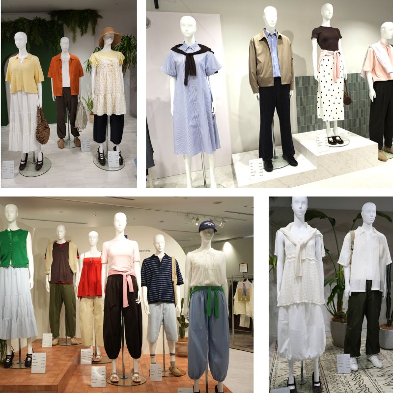 【GU】26年春夏は「透かし編みカーデ」「バレルアンクルパンツ」「ドット柄スカート」ほか取り入れるだけでいまっぽく小洒落て見えるアイテムが豊富にラインナップ!【展示会レポ】