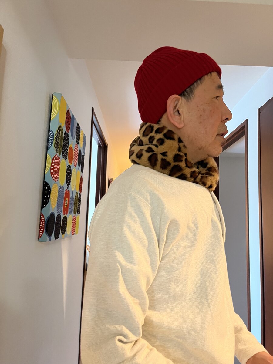 加藤さんのご主人のカラーコーデ