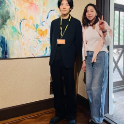 アーティスト・畑山太志さんと大谷りえ子さん