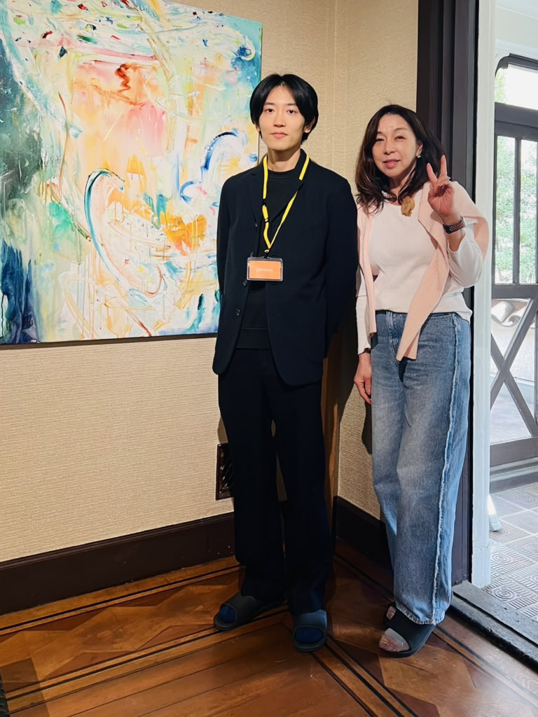 アーティスト・畑山太志さんと大谷りえ子さん