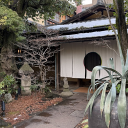 レストランの玄関