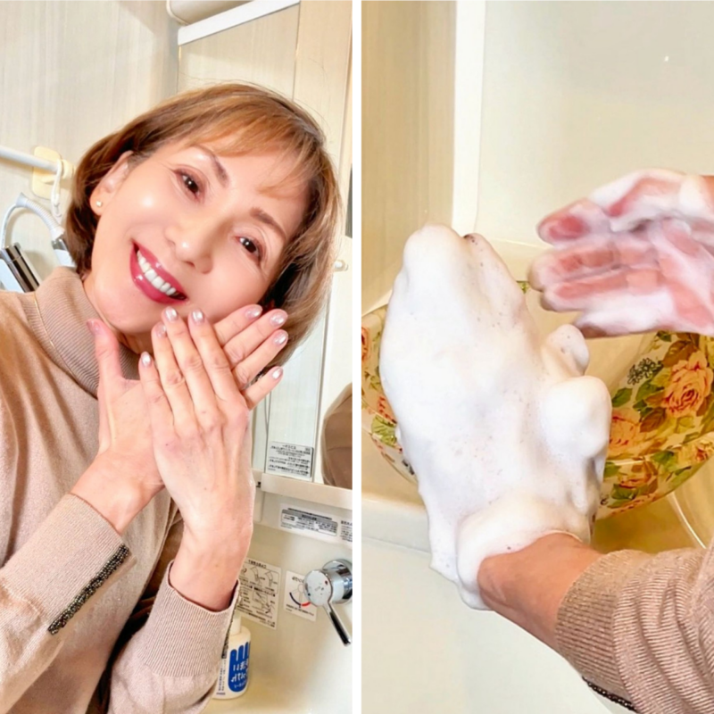 【60代美容】若々しい手になるために必要なケアとは？顔も手も肌は同じ！たっぷりの泡で「手の泡洗い習慣」を始めませんか？