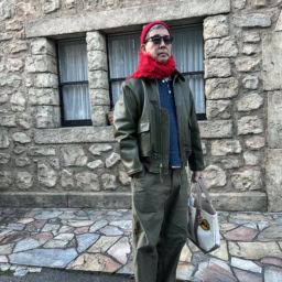 加藤さんのご主人のカラーコーデ