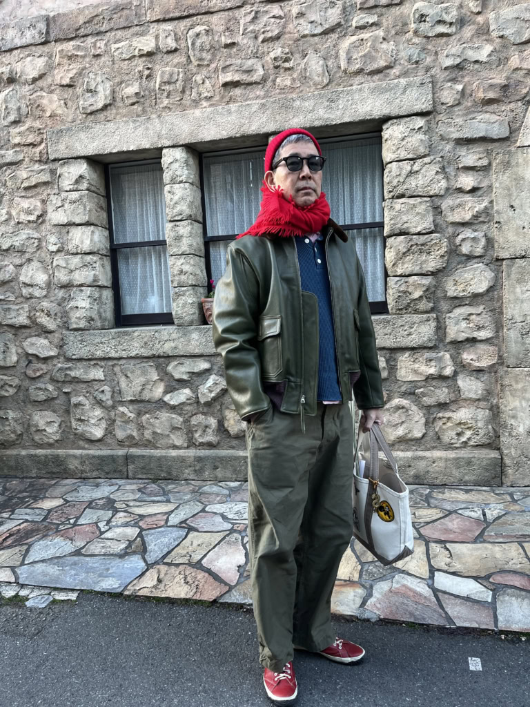 加藤さんのご主人のカラーコーデ