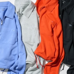 「スウェットハーフジップシャツ」￥3,990