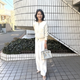 ダウン×ニットアウター