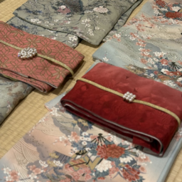 今回レンタルした着物。二人でイメージを合わせました。