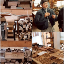 木工家・酒井航さんの工房の横にある、購入可能なアイテム