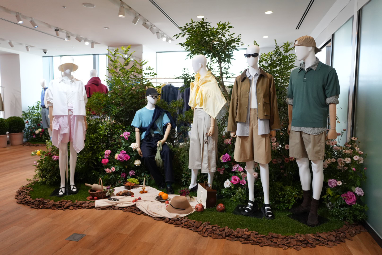 26ssユニクロ展示会_パステルカラーアイテム