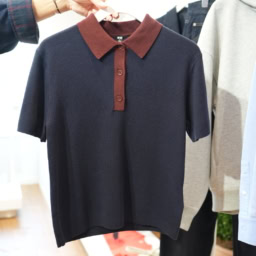 26ssユニクロ展示会_ニットポロ