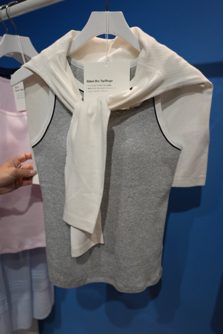 26ssユニクロ展示会_新作ブラトップ