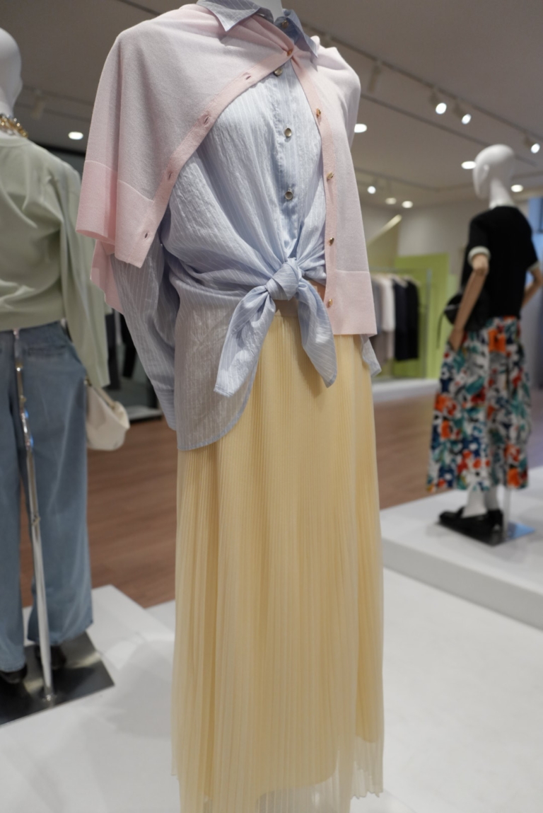 プラステ26春夏展示会_シアーアイテムコーデ