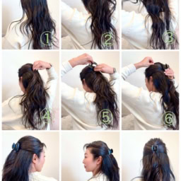忙しい朝の時短ヘアアレンジやってみた!