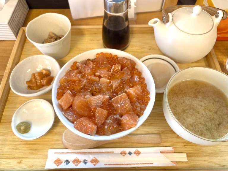 北海道　知床　ウトロ　海鮮丼