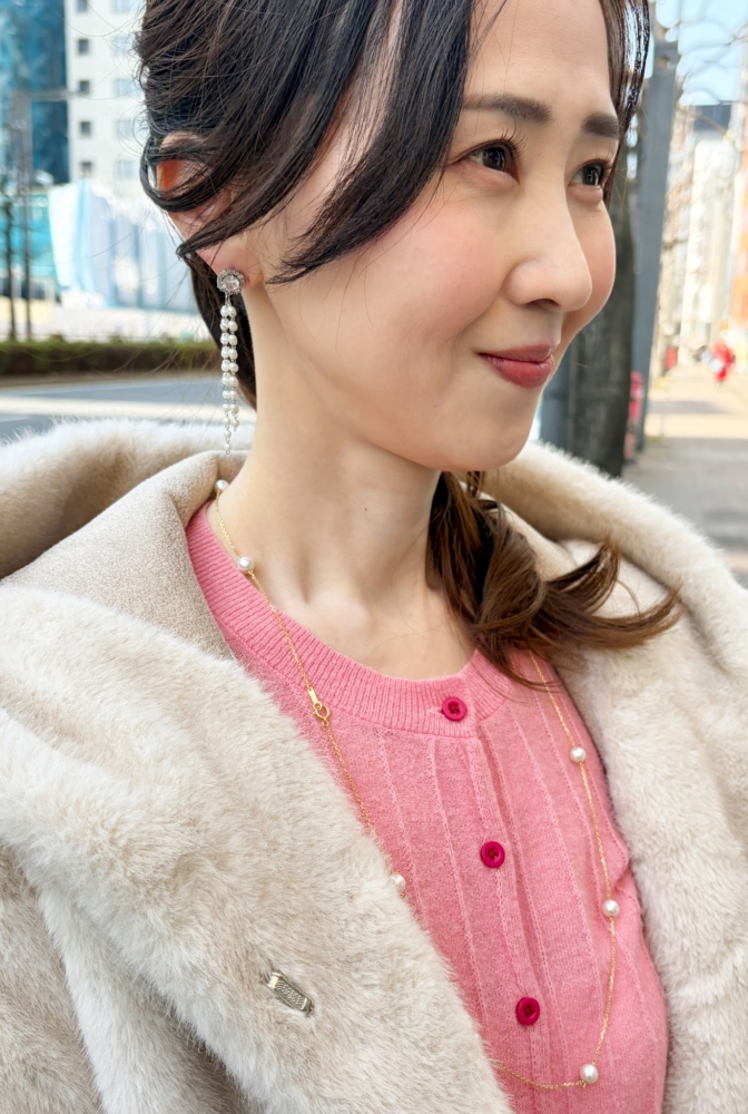 オーダーメイドのパールのネックレス