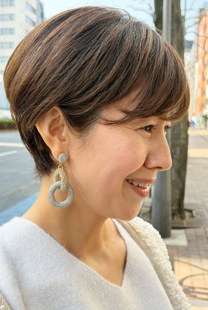 大ぶりのピアス