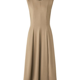 フィットアンドフレアワンピース／ノースリーブ ￥4,990