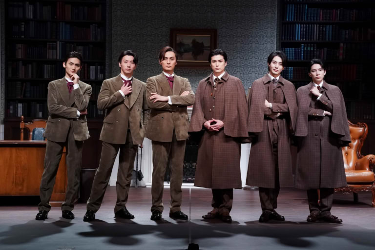 右から糸川耀士郎、太田基裕、渡辺大輔、髙橋颯、矢崎広、加藤和樹　写真：田中亜紀