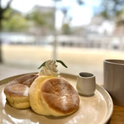PARK CAFE BRANCO （パーク カフェ ブランコ）のふわふわパンケーキ